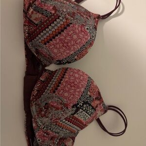 Colorful Patterned Bra